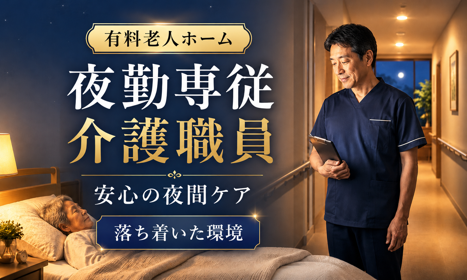 正社員 介護職員 介護施設求人イメージ